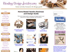 Tablet Screenshot of beading-design-jewelry.com